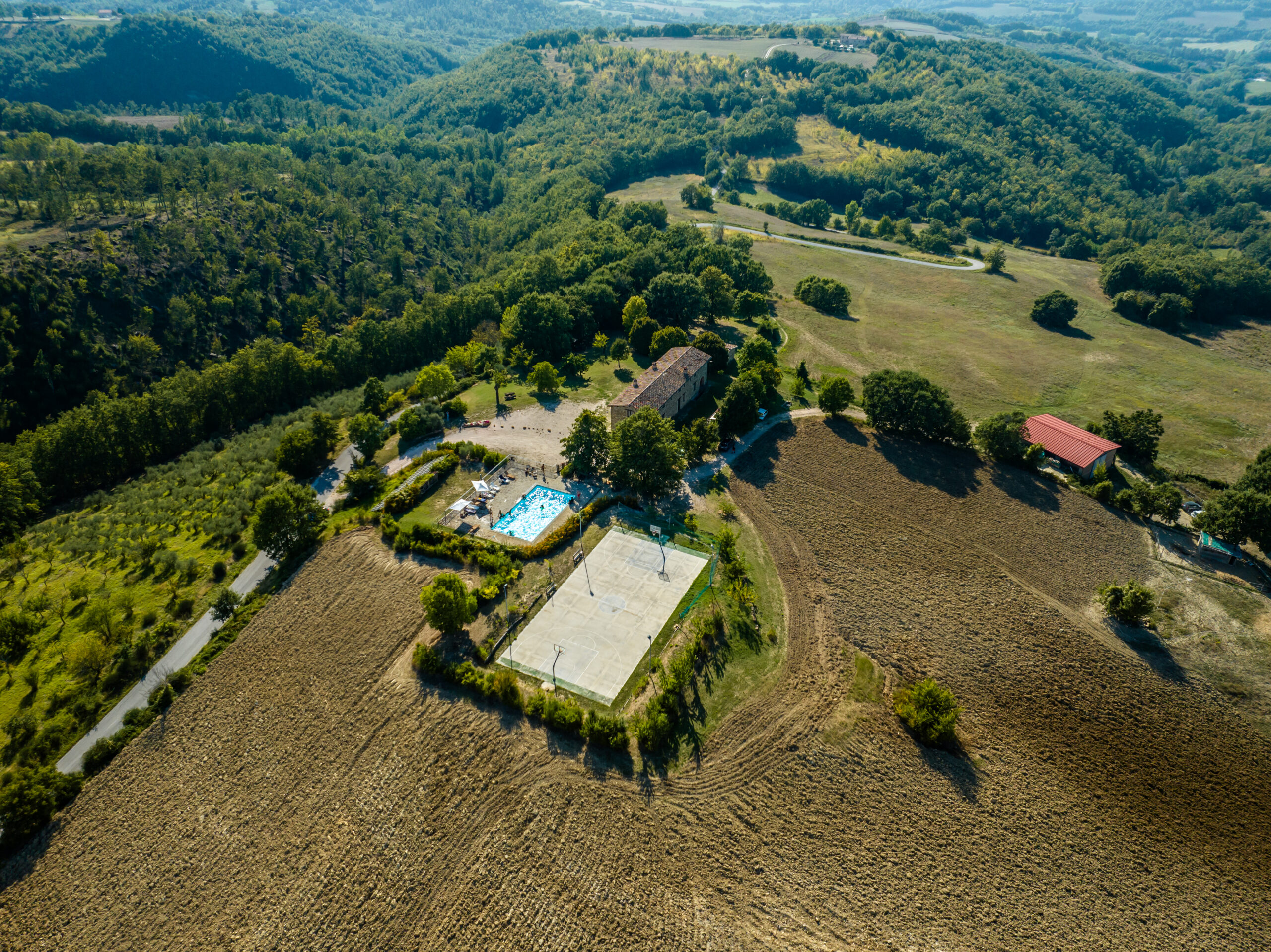 villa with private pool in umbria